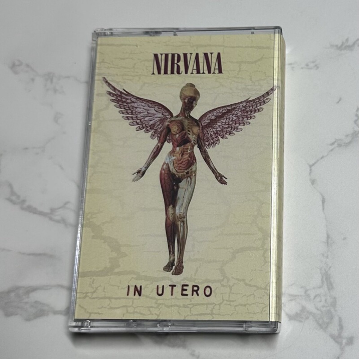 Vintage Collectibles - Nirvana in Utero Cassette Tape Grunge