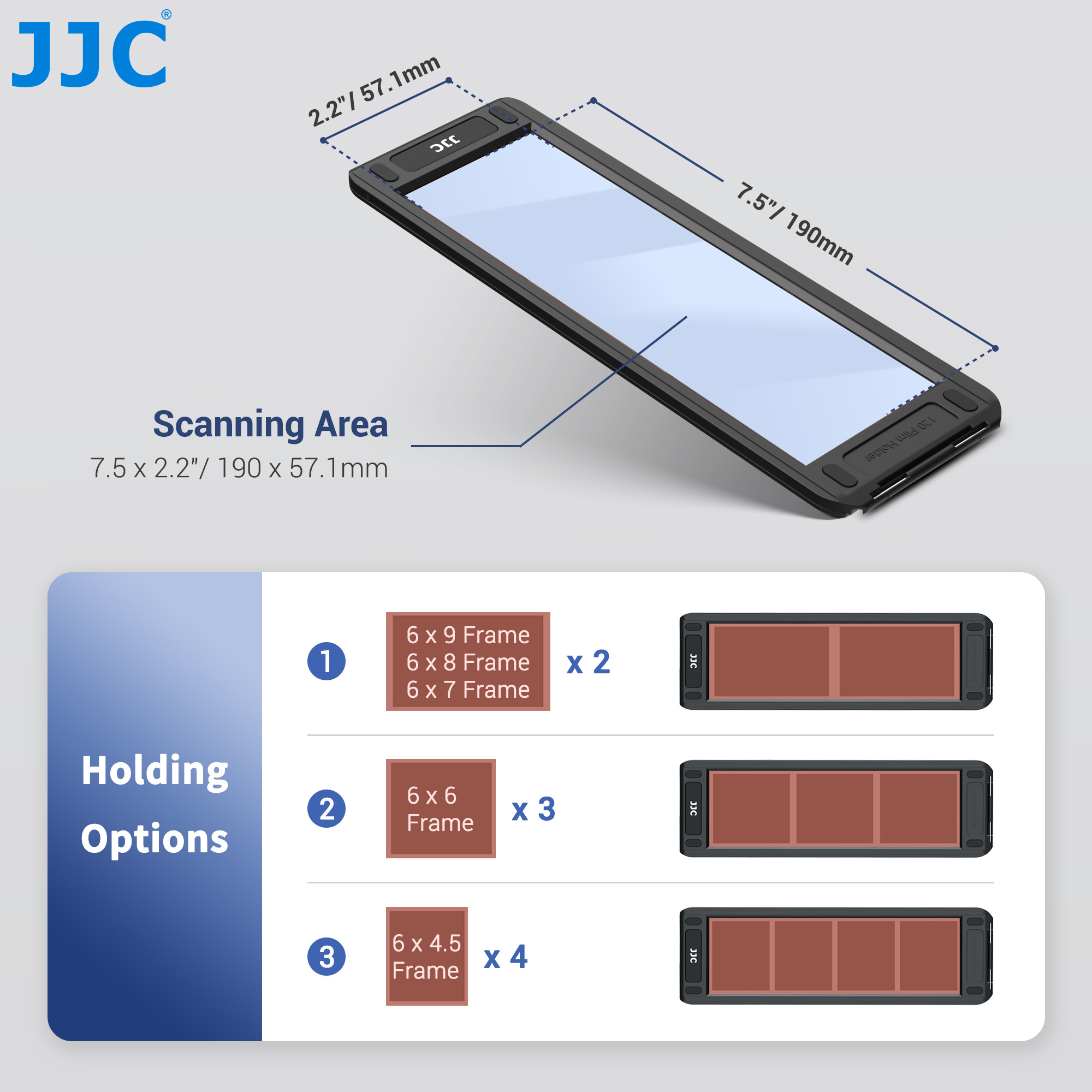JJC Film Slide Holder for 35mm - Slide Film 120 reseña y precio