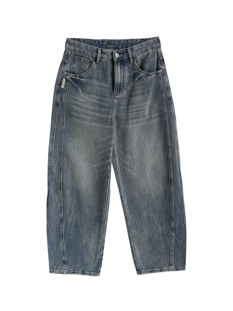 Men's Cotton Denim Jeans Loose - Vintage Collectible Knives reseña y precio