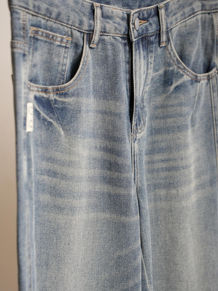 Men's Cotton Denim Jeans Loose - Vintage Collectible Knives reseña y precio