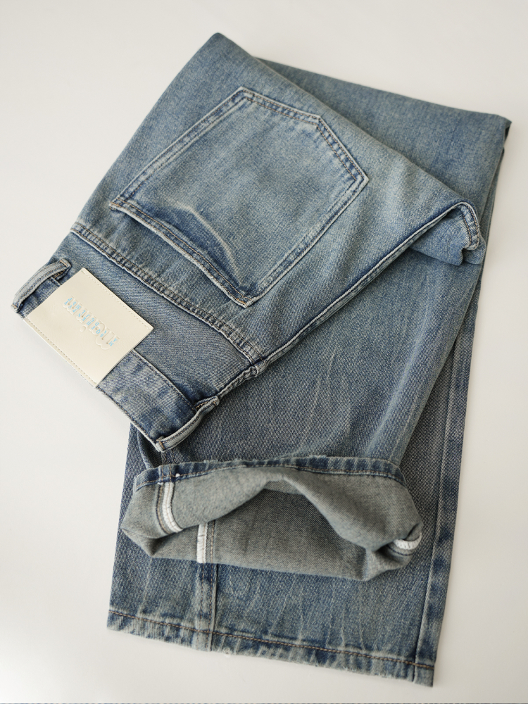 Men's Cotton Denim Jeans Loose - Vintage Collectible Knives reseña y precio