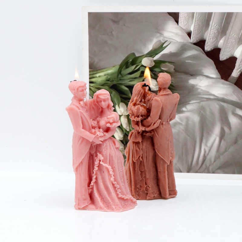 Bride and Groom Silicone Mold  - Vintage Collectible Toys reseña y precio