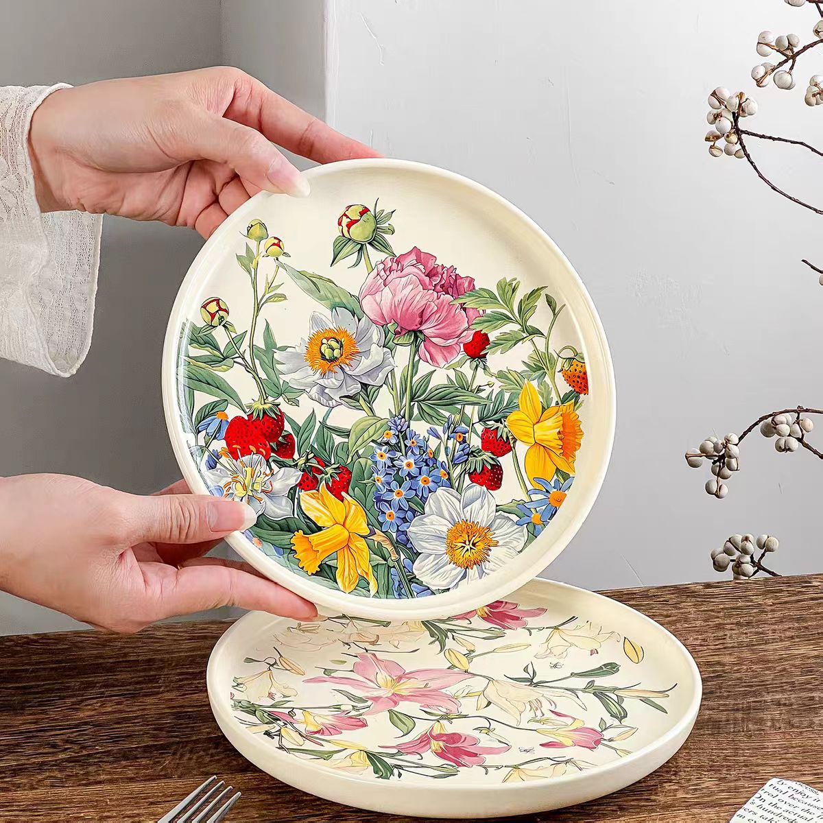 Creative Romantic Floral Ceram - Vintage Collectible Dishes reseña y precio