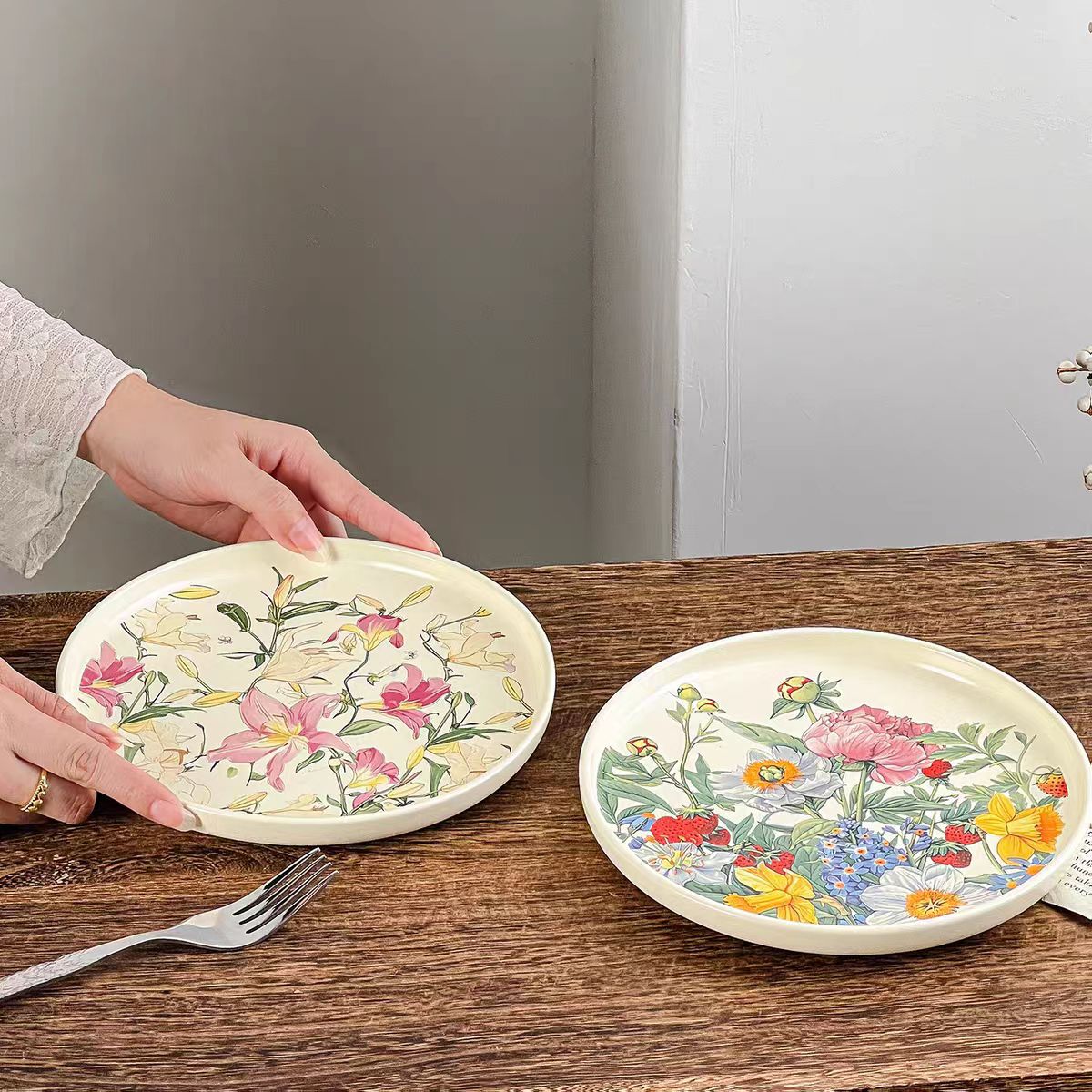 Creative Romantic Floral Ceram - Vintage Collectible Dishes reseña y precio