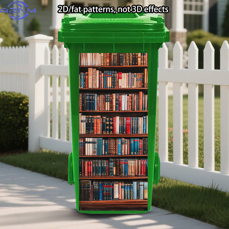 Vintage Books Trash Can Sticke - Vintage And Collectible Books reseña y precio