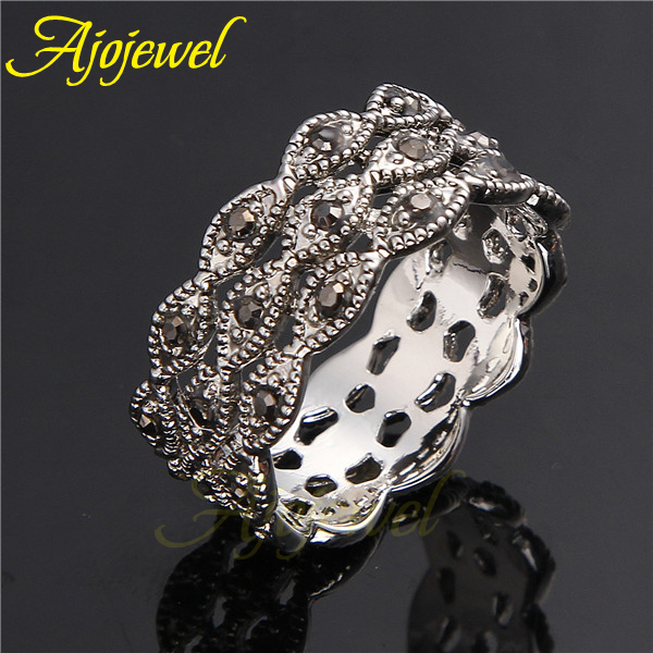 Ajojewel 3 Layer Rhinestone Ri - Vintage Items Collection reseña y precio