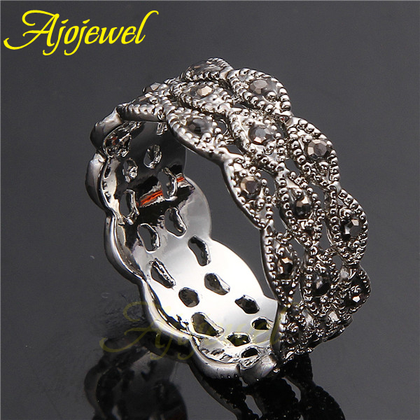 Ajojewel 3 Layer Rhinestone Ri - Vintage Items Collection reseña y precio