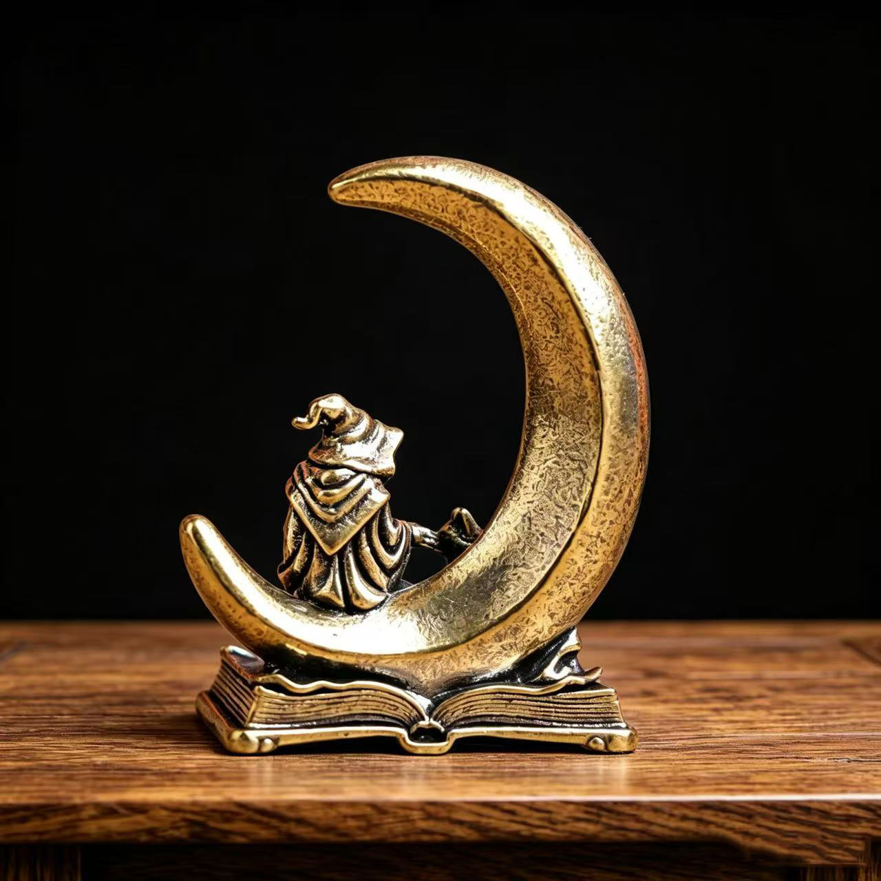 Brass Moon Witch Decoration St - Vintage Collectible Figurines reseña y precio