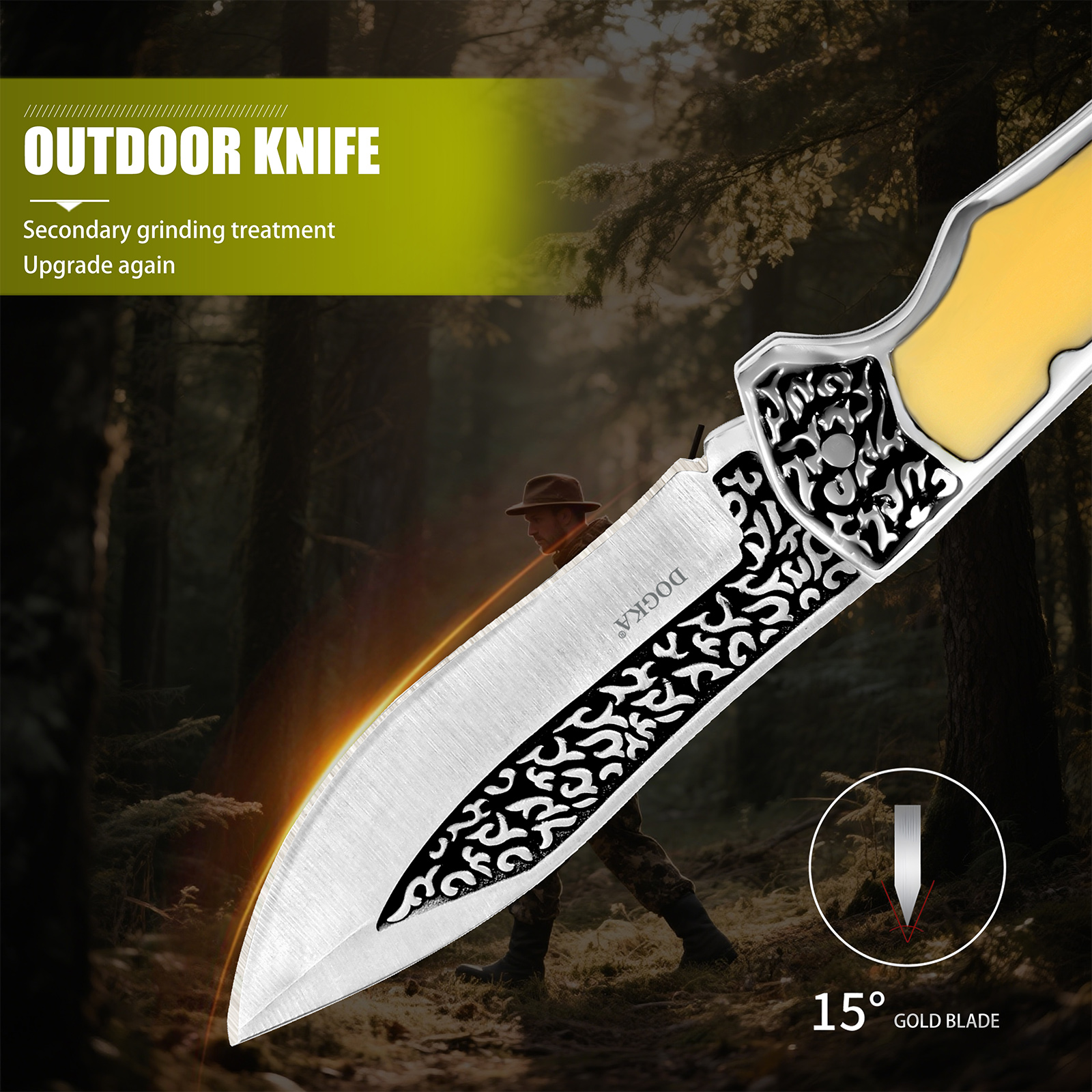 Vintage Engraved Folding Pocke - Vintage Collectible Knives reseña y precio