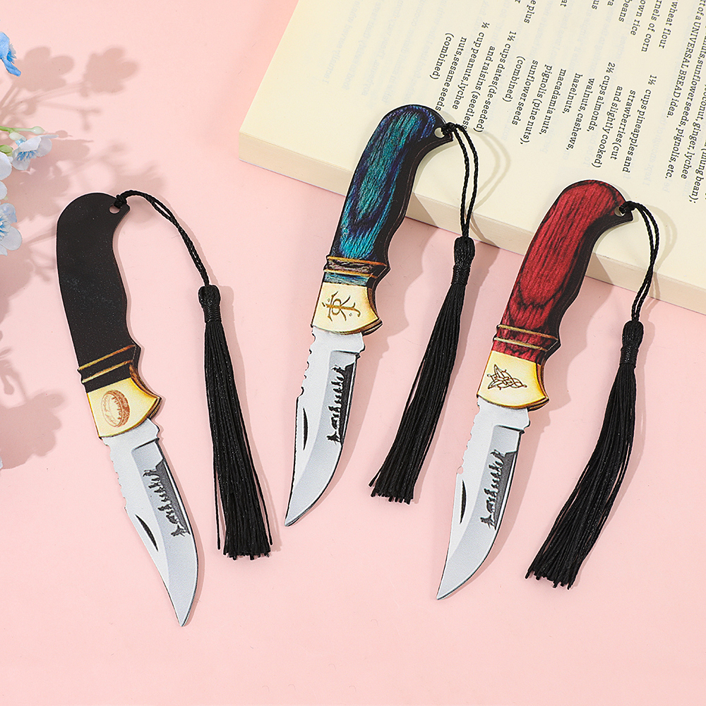 One Rings Knife-shaped Bookmar - Vintage Collectible Knives reseña y precio