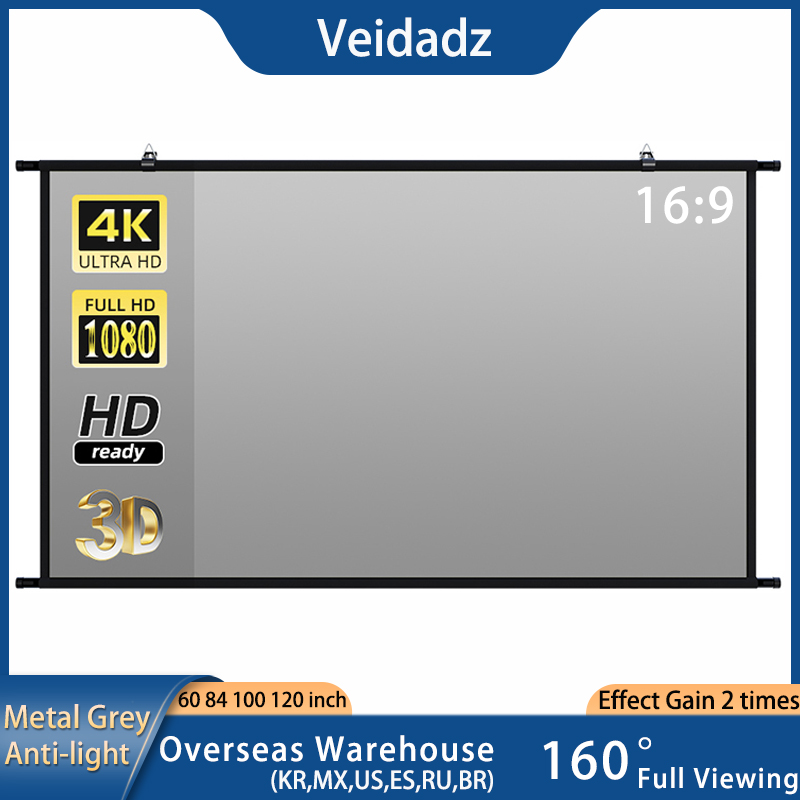 VEIDADZ Projector Screen Wall  - Slide Film 120 reseña y precio