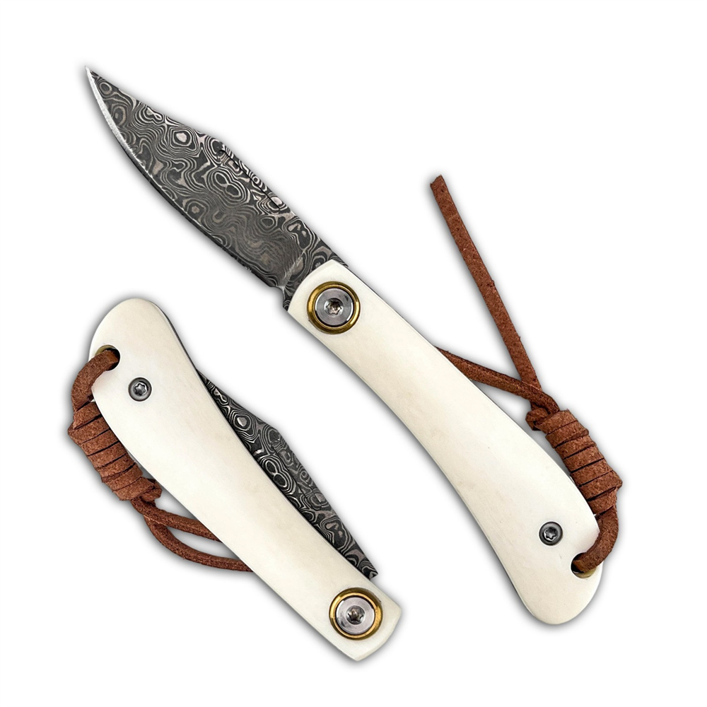 Compact Vintage EDC Damascus F - Vintage Collectible Knives reseña y precio