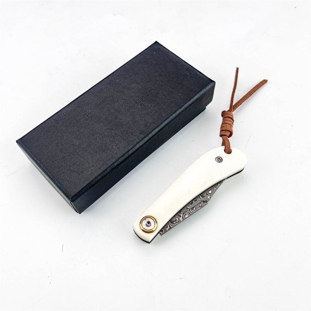 Compact Vintage EDC Damascus F - Vintage Collectible Knives reseña y precio