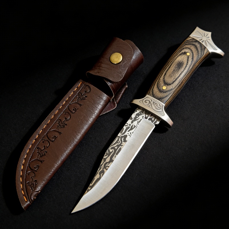 Vintage Engraved Straight Knif - Vintage Collectible Knives reseña y precio