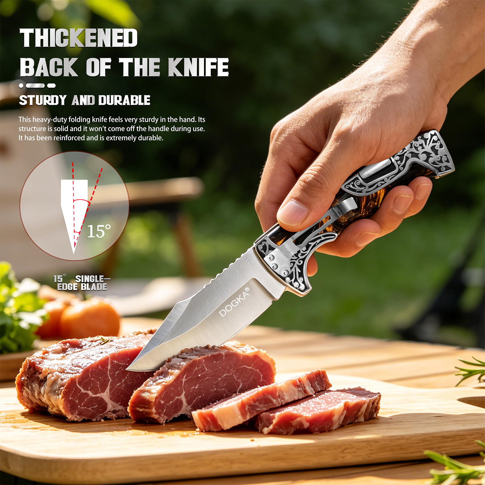 Two Styles Vintage Carved Meta - Vintage Collectible Knives reseña y precio