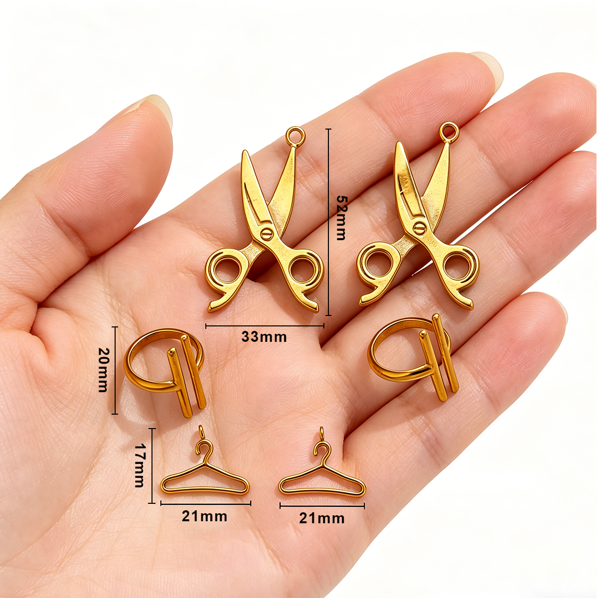 2pcs Stainless Steel Vintage S - Vintage Jewelry Collection reseña y precio