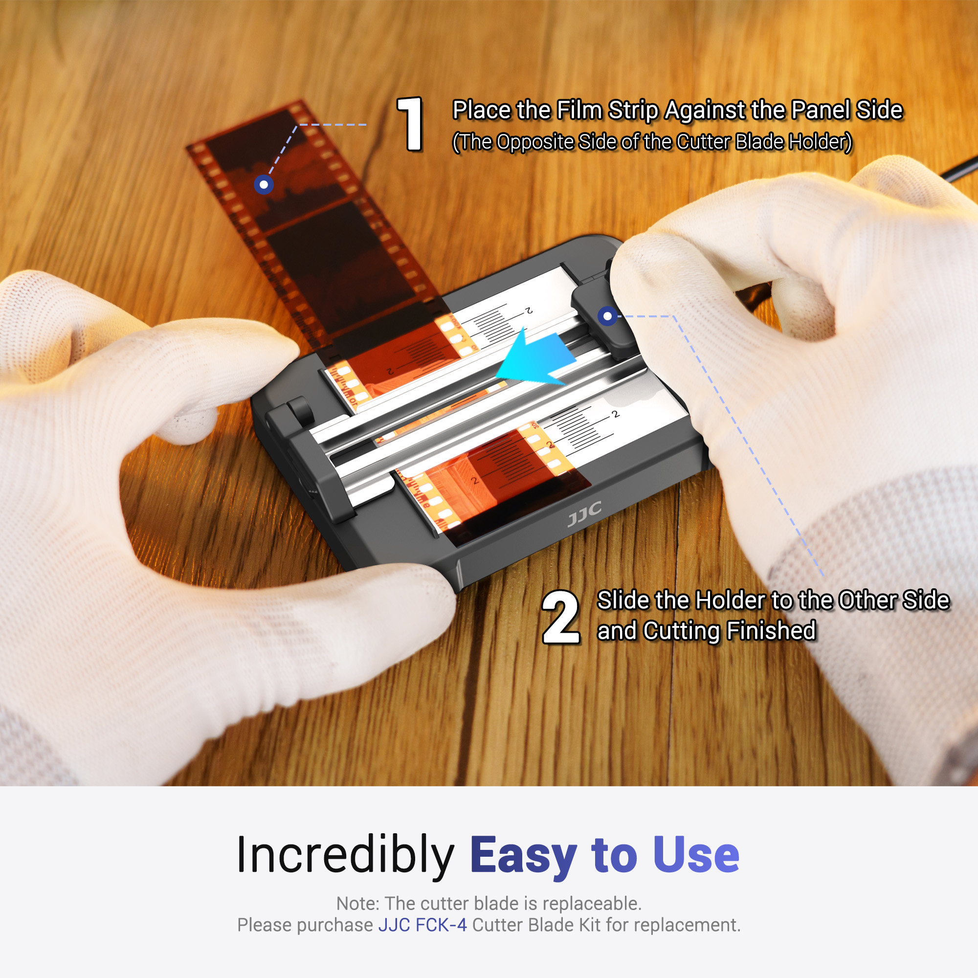 JJC Aluminium Slide Film Cutte - Slide Film 120 reseña y precio