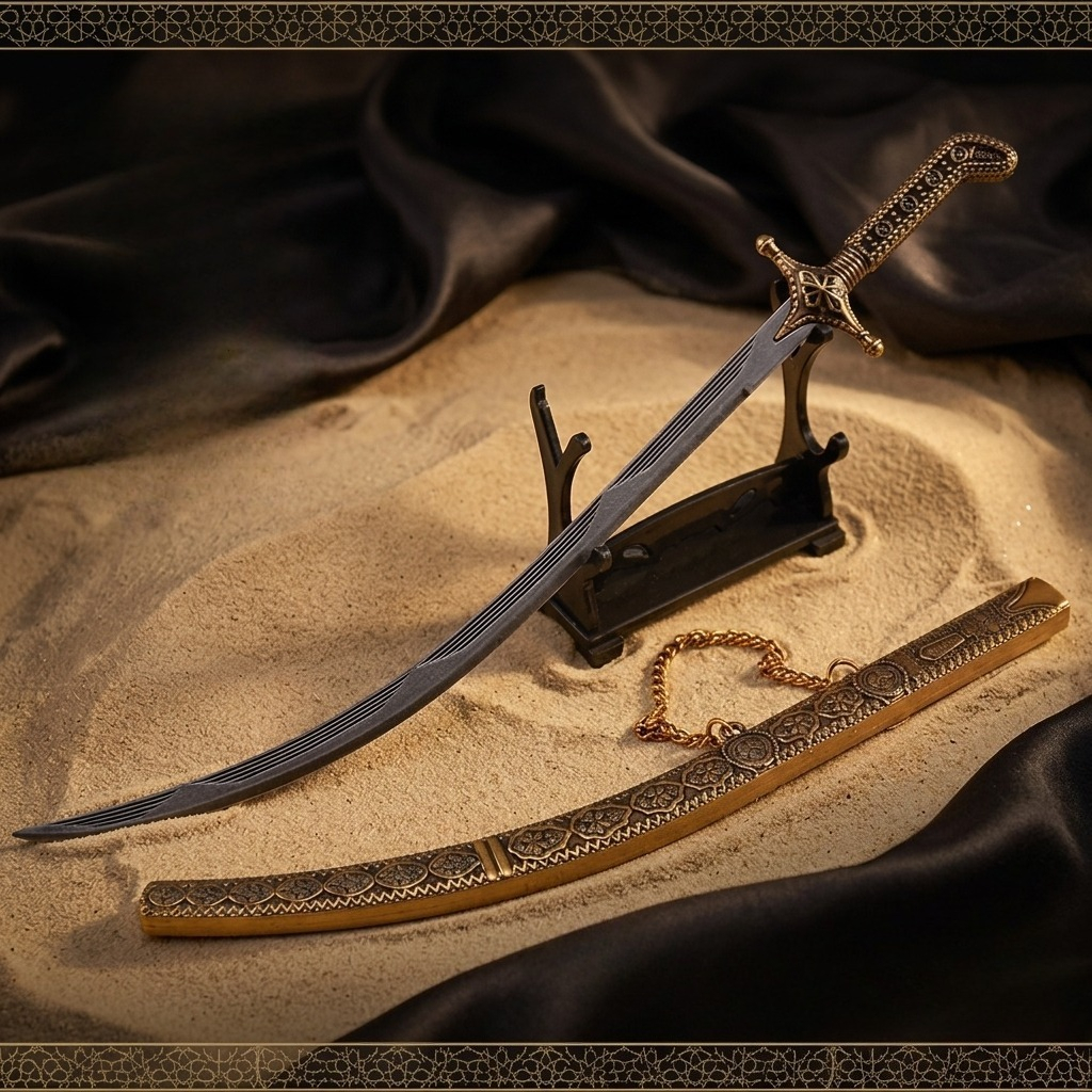 26cm Arabian Curved Sword weap - Vintage Collectible Knives reseña y precio