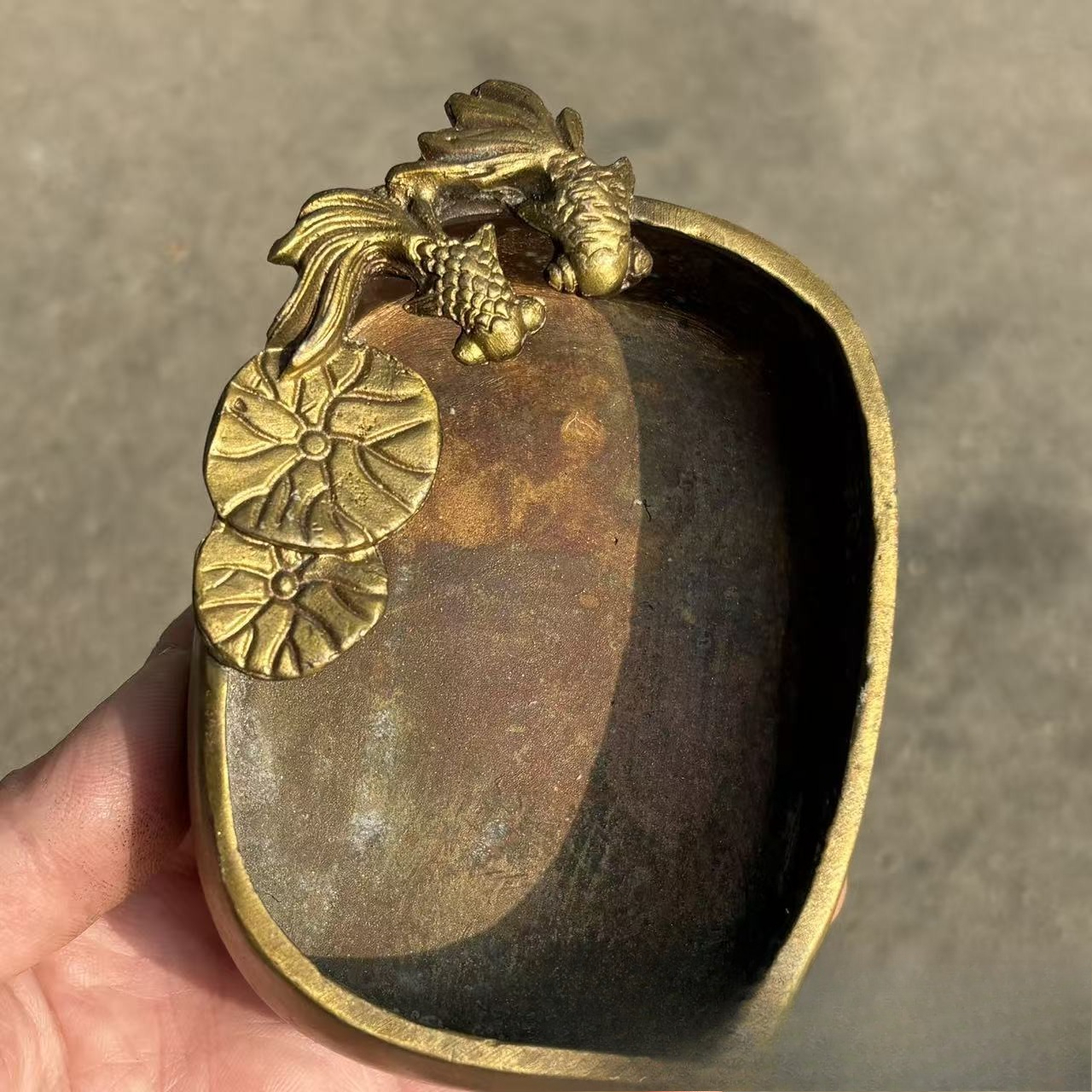 Vintage Brass Storage Dish, Go - Vintage Collectible Dishes reseña y precio