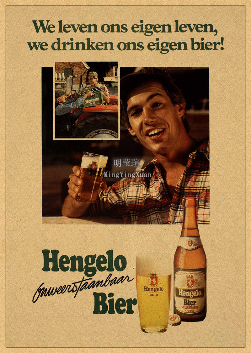 Vintage Beer Wine Drink Chart  - Vintage Collectible Posters reseña y precio