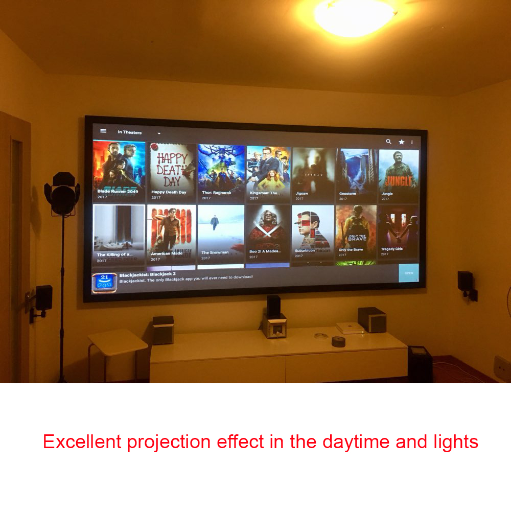 Salange Projector Screen,60 10 - Slide Film 120 reseña y precio