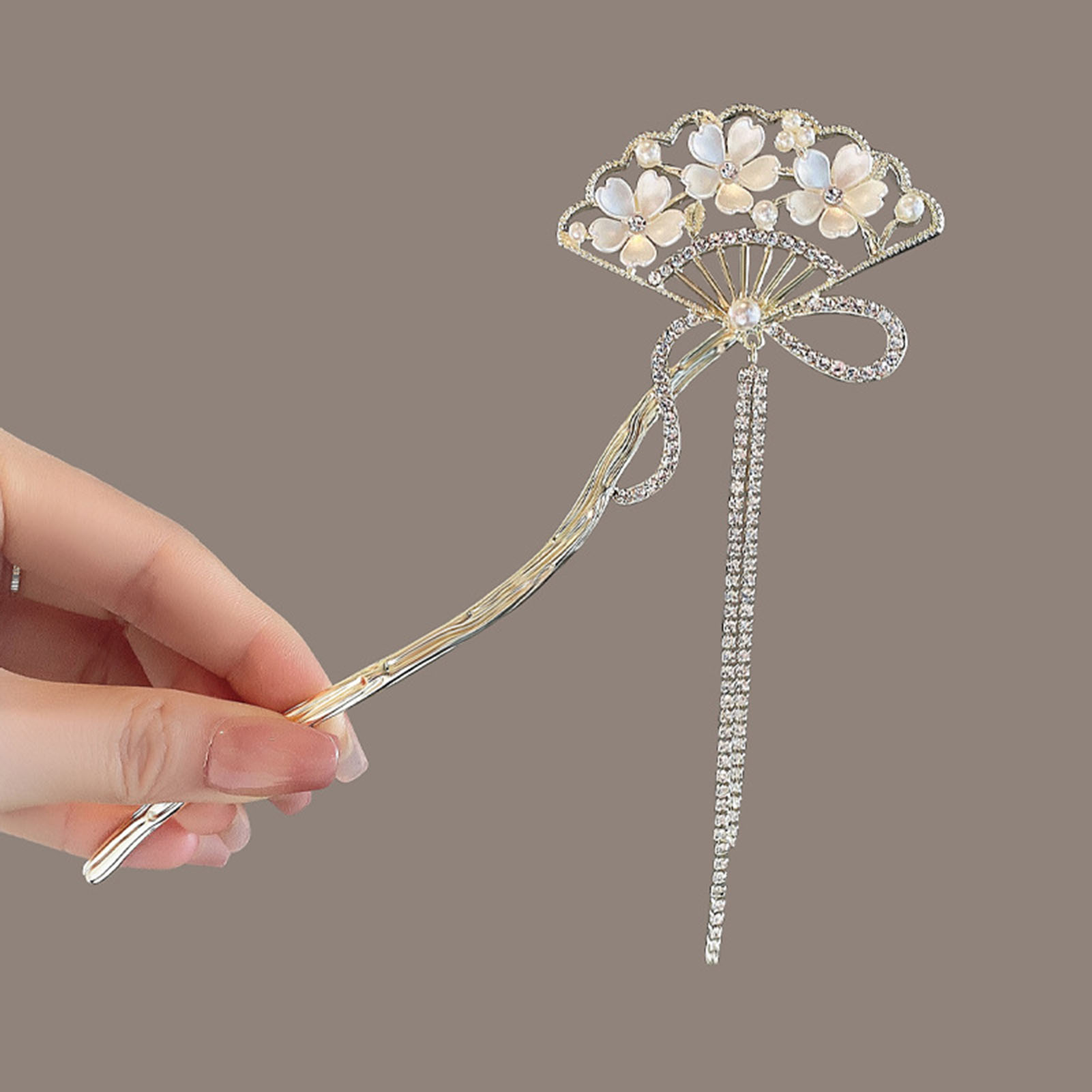 Vintage Flower Fan Shaped Hair - Vintage Jewelry Collection reseña y precio